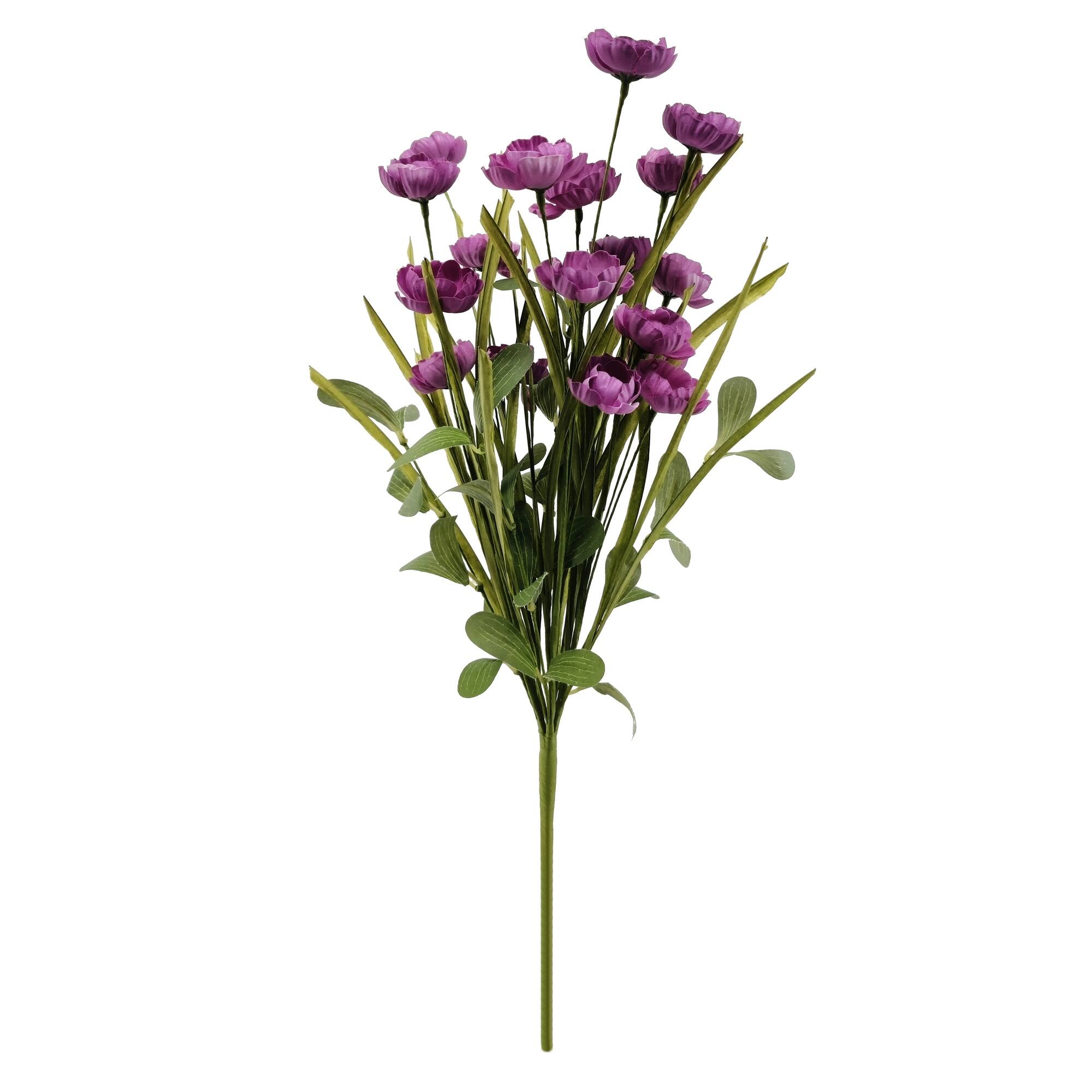 21" Purple Ranunculus Bush by Ashland®